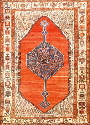 Antique Persian Bakhshaish carpet , 9 ft 5 in x 12 ft 8 in (2.87 m x 3.86 m)
