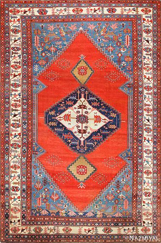 Antique Persian Bakshaish carpet , 9 ft 8 in x 14 ft 3 in (2.95 m x 4.34 m)