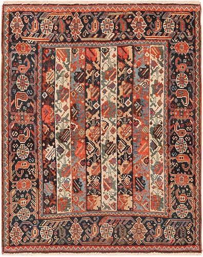 Antique Persian Afshar , 2 ft 6 in x 3 ft ( 0.76 m x 0.92 m )