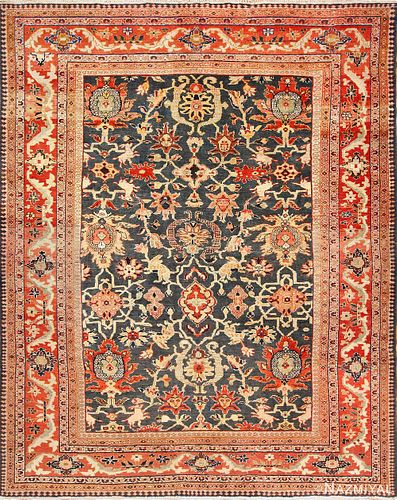 Antique Persian Ziegler Sultanabad carpet , 10 ft 6 in x 13 ft 6 in (3.2 m x 4.11 m)