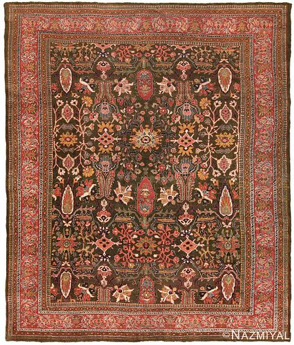 Antique Persian Sultanabad carpet , 8 ft 9 in x 10 ft 8 in (2.67 m x 3.25 m)