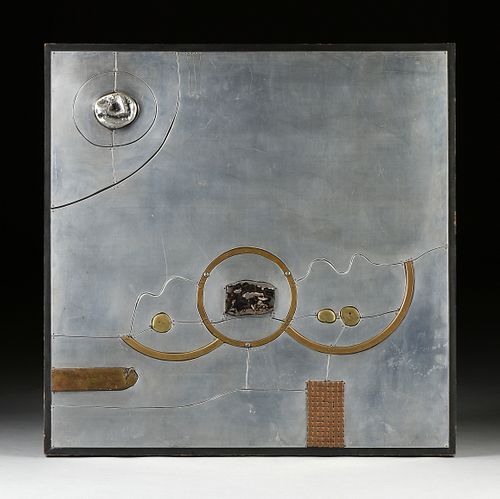 CHARLES PEBWORTH (American/Texas 1926-2019) A WALL SCULPTURE, "And It Would be Time,"