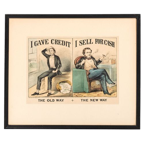 Two Currier & Ives Hand-Colored Lithographs