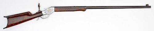 **Engraved Stevens 44 1/2 Sporting Rifle 