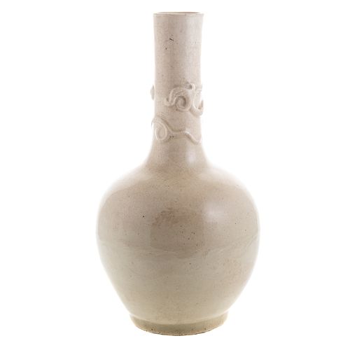 Chinese White Ware Porcelain Bottle Vase