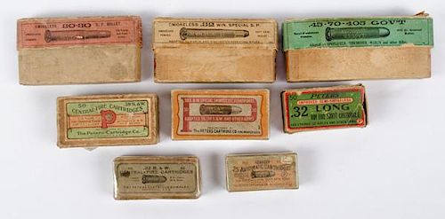 Peters Cartridge Company Boxes and Cartridges 