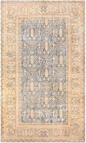 Antique Indian carpet , 10 ft 10 in x 18 ft 6 in (3.3 m x 5.64 m)