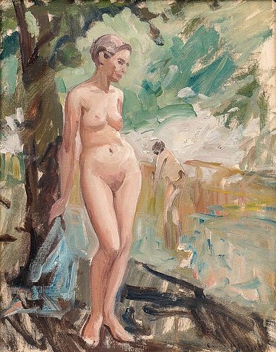 Emile Albert Gruppé (American, 1896-1978)      Nude Study