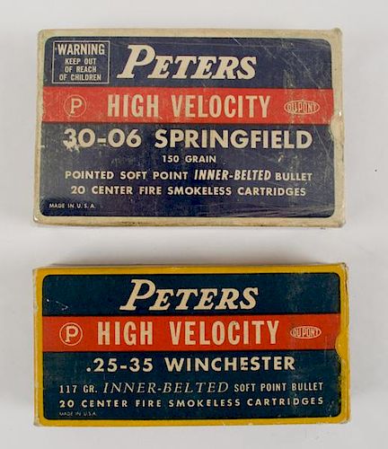 Two Full Boxes of Peters Cartridges 