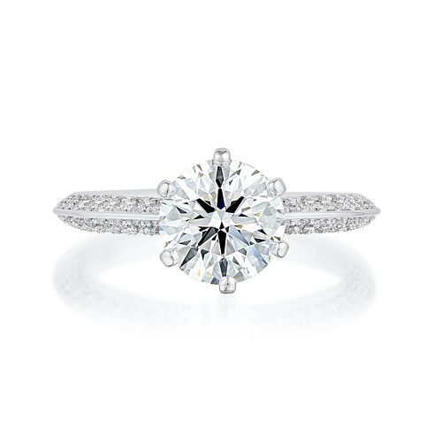 Tiffany & Co. 1.50-Carat Diamond Pave Ring
