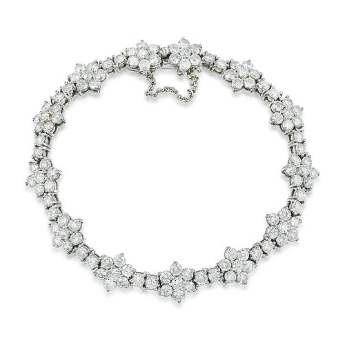 Diamond Snowflake Bracelet
