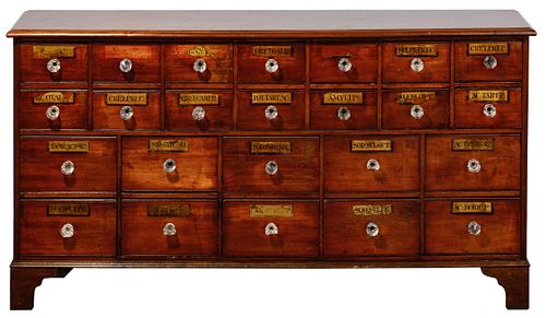 English Apothecary Cabinet