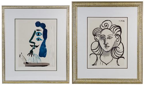 (After) Pablo Picasso Estate-Signed Lithographs