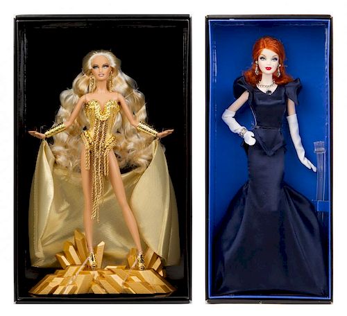 Two Gold Label Collection Barbies
