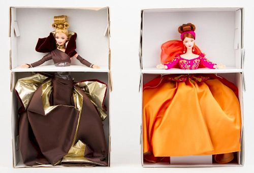 Two Limited Edition Couture Barbies
