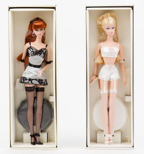 Two Limited Edition Silkstone Fashion Model Collection Barbies