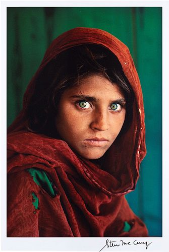 Steve McCurry (1950)  - Afghan Girl, Sharbat Gula, Peshawar, Pakistan, 1984