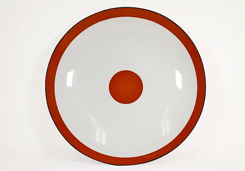 Modernist Enamel Bowl (Mid-century)