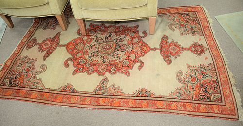 Oriental area rug, 4' 3" x 6'.