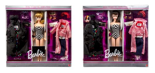 Two Limited Edition Reproduction 1959 Barbies