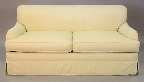 R. Jones custom upholstered sofa, ht. 3", wd. 72".