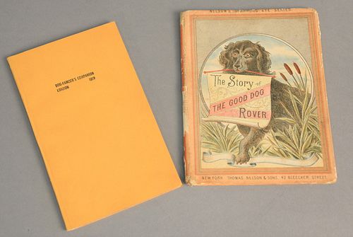 Two dog books to include The Story of Good Old Rover along with Dog Fancier, Companion London 1819.