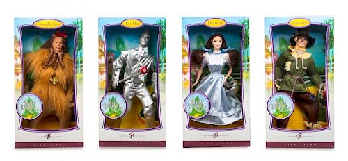 Eight Pink Label Wizard of Oz Themed Barbies