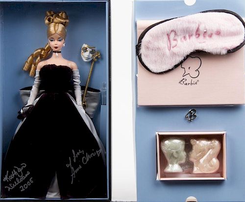 A Signed Gold Label 2005 National Barbie Doll Collector's Convention Masquerade Barbie