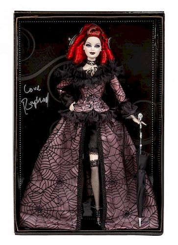 A Signed Platinum Label 2013 National Barbie Doll Collector's Convention La Reine de la Nuit Barbie