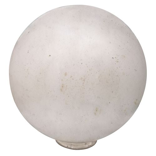 Sphere from Pulquería, Europa, 20th century, Blown glass on metal, 23.6 x 20.6" (60 x 52.5 cm), Certificate