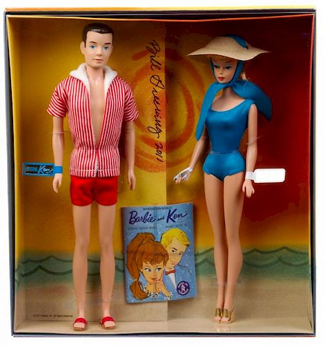 A Gold Label 2011 Convention In the Swim Barbie and Ken Giftset
