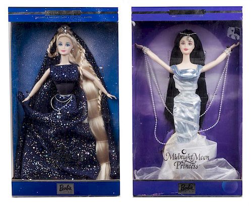 Two Collector Edition Celestial Collection Barbies