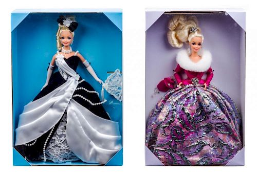 Two Limited Edition Ballroom Beauties Collection Barbies