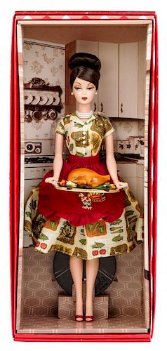 A Gold Label Holiday Hostess Collection Thanksgiving Feast Barbie