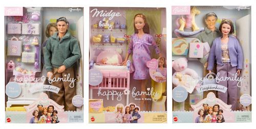 Four Happy Family Barbie Gift Sets