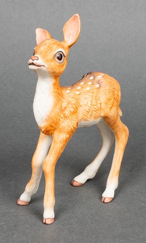 Boehm "Fawn" Bisque Porcelain Figurine