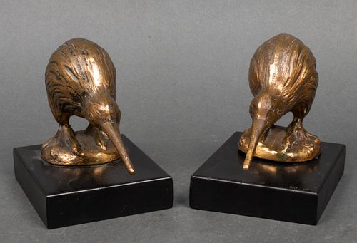 Odyssey Creations Bronze "Kiwi Bird" Bookends