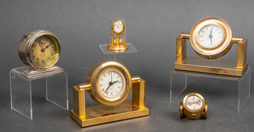 Arnex Cannon Clock & Other Misc. Desk Clocks, 5