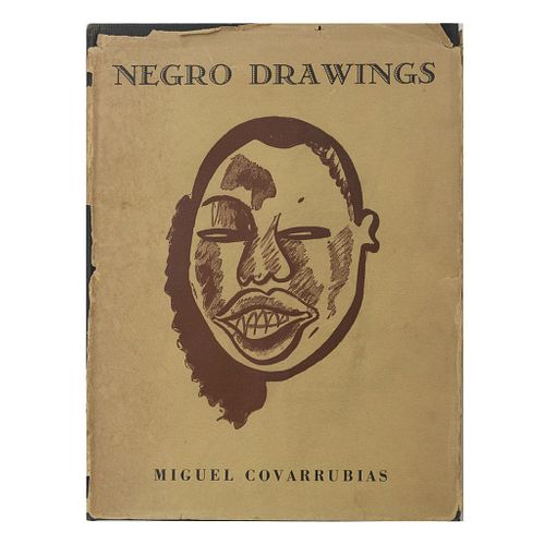Covarrubias, Miguel. Negro Drawings.  New York - London: Alfred A. Knopf, 1927. frontispicio a color.