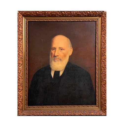 G. Giovannetti. Retrato de D. Jose Negrete. Firmado y fechado 1891. Óleo sobre tela. Enmarcada.