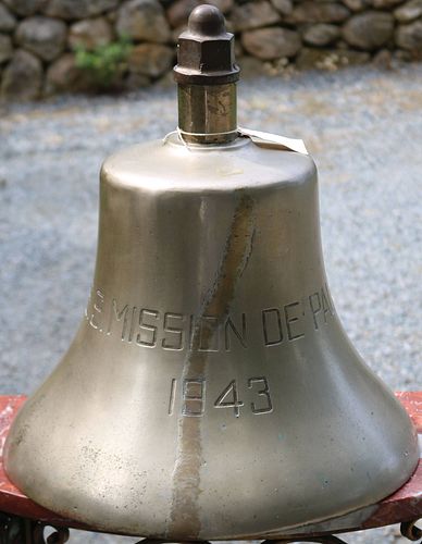 BRONZE SHIP'S BELL FROM THE SS MISSION DE PALA,