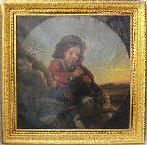 LATE 19TH CENTURY OIL ON CANVAS, UNSIGNED.