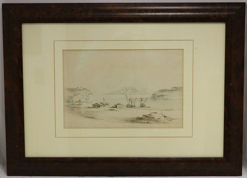19TH CENTURY WATERCOLOR, POSSIBLY BY JOHN