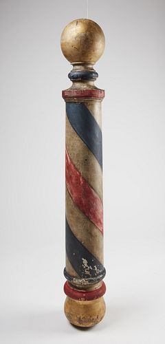Fine 19th Century Barber Pole