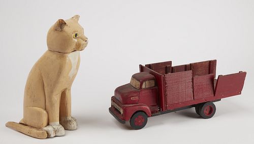 Lavern Kelly Cat & Red Truck