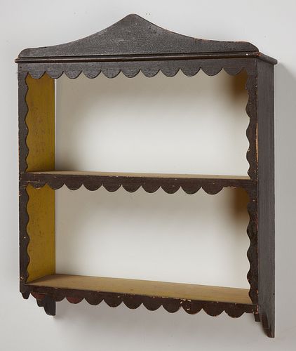 Hanging Shelf with Fancy Scalloping