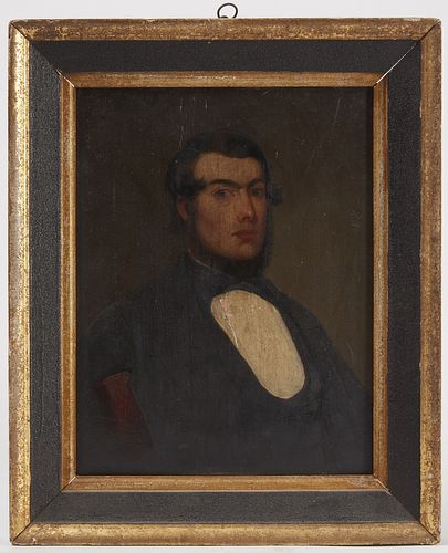 Portrait of Gentleman - Oil on Board