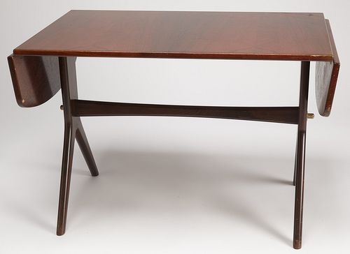 Mid-Century Modern Coffee Table with Drop-Leaves