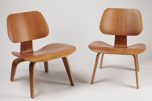 Pair of Eames Herman Miller Lounge Chairs