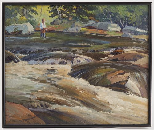 Gordon Harris Painting- Natchuag River